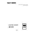 TRICITY BENDIX SE210S Owners Manual