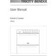 TRICITY BENDIX SE402W Owners Manual