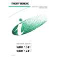 TRICITY BENDIX WDR1241W Owners Manual