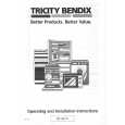 TRICITY BENDIX BL493W Owners Manual