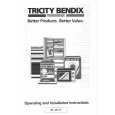 TRICITY BENDIX BL492W Owners Manual