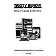 TRICITY BENDIX CDW086W Owners Manual