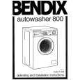 TRICITY BENDIX 71468 Owners Manual