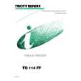 TRICITY BENDIX TB114FF Owners Manual