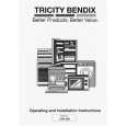 TRICITY BENDIX CIW800 Owners Manual